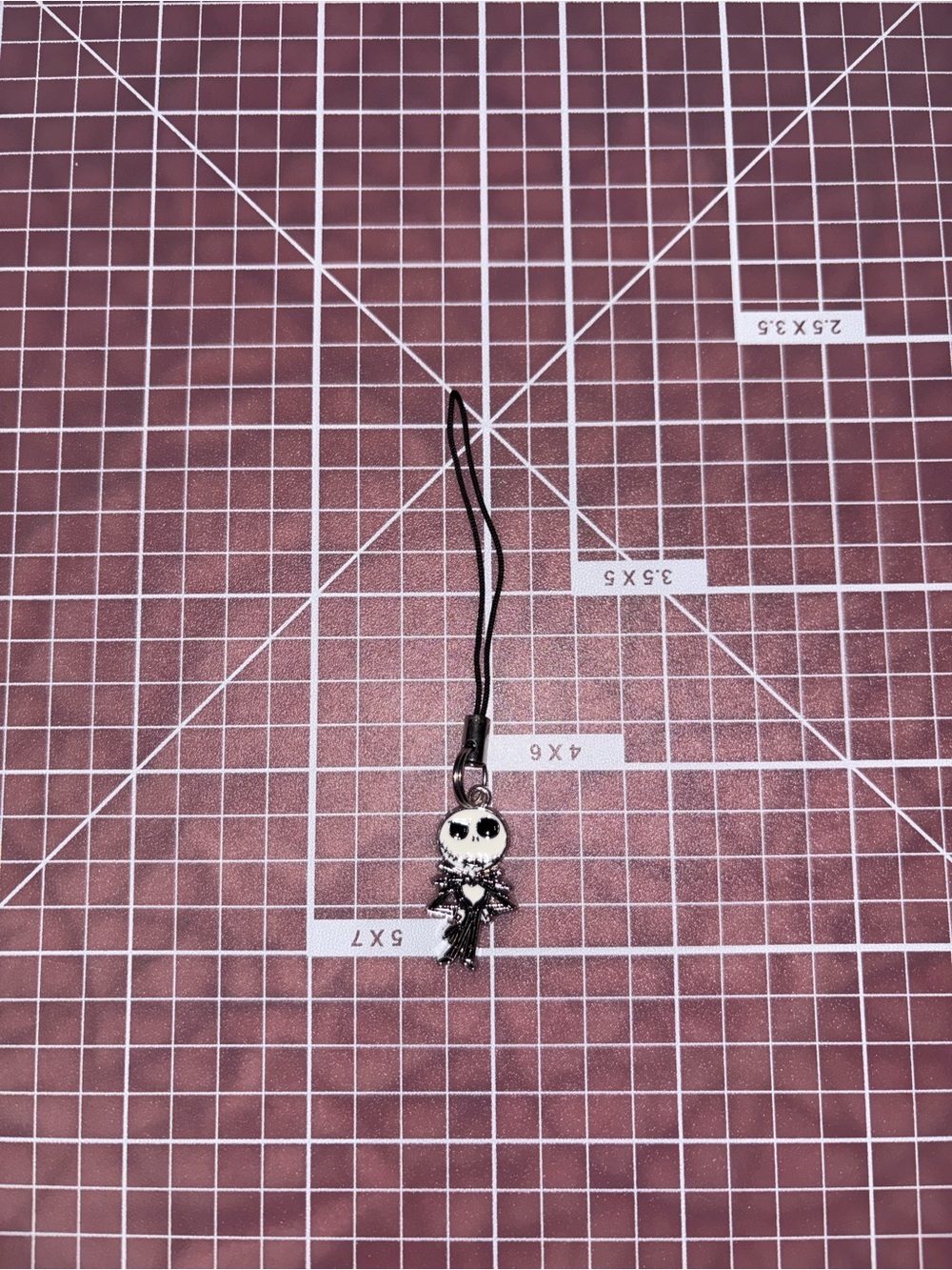 Handmade Jack Skellington Phone Charm